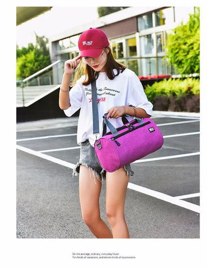 High Quality Women's Travel Bag Men's Outdoor Sports Luggage Handbag Weekend Trip Duffel Bag Female Shoulder Crossbody Bags Pack