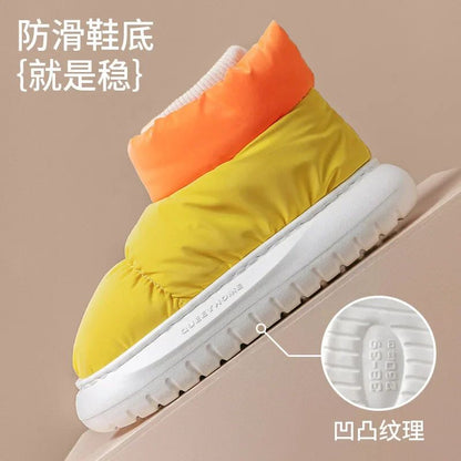 Winter Women's Boots  Waterproof Platform Cotton Shoes Snow Boots Plush Warm Indoor New Comfortable Anti Slip Ankle Boots