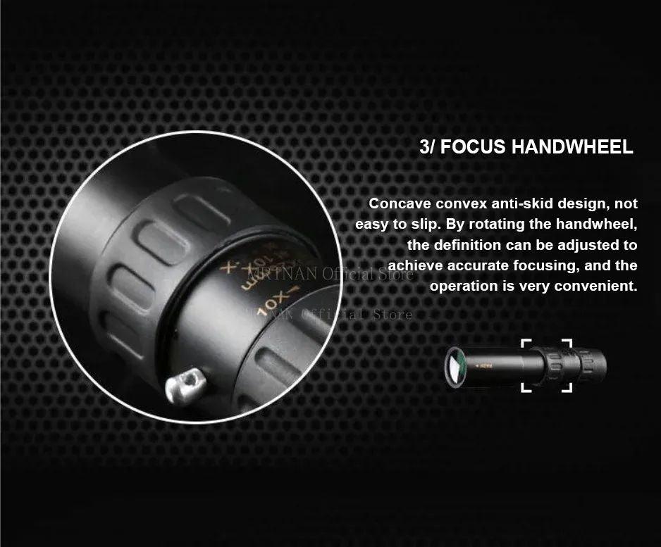 Monóculo Telescópio 10-300x40 Zoom Portátil Poderoso Binóculos com Tripé e Suporte para Celular Acampamento Viagem