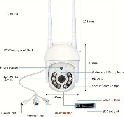8MP 4K IP Camera 5MP Speed Dome Auto Tracking Camera Smart Home Outdoor Wireless WIFI Camera Surveillance Monitor