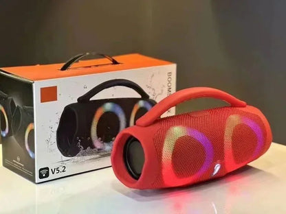 Portable Waterproof 100W High Power Bluetooth Speaker RGB Colorful Light Wireless Subwoofer 360 Stereo Surround TWS FM Boom Box