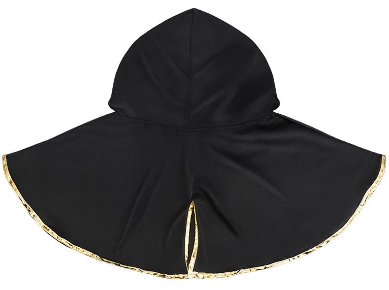 Anime Black Clover Asta Cloak Shawl Headband Black Bull Logo Hooded Cape Cosplay Costume Man Cloak Halloween Costumes