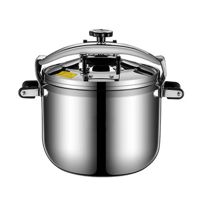 Panela de Pressão Extra Grande Panela de Pressão Comercial Espessa de Aço Inoxidável Utensílios de Cozinha Elétricos Bar de Jantar Casa Jardim