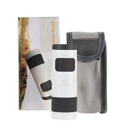 Monóculo Potente 10-30x21 Zoom Mini Telescópio Portátil Luneta Equipamento de Camping Visor Óptico Monóculo