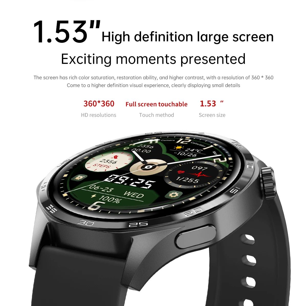 Xiaomi 2025 New GPS NFC Smart Watch Men 360*360 AMOLED Screen Heart rate Bluetooth Call IP67 Waterproof Man Smartwatch