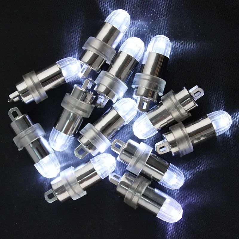 10-50pcs Non-blinking Mini LED Lights with Batteries for Balloons Paper Lanterns Floral Party Decoration Waterproof Submersible