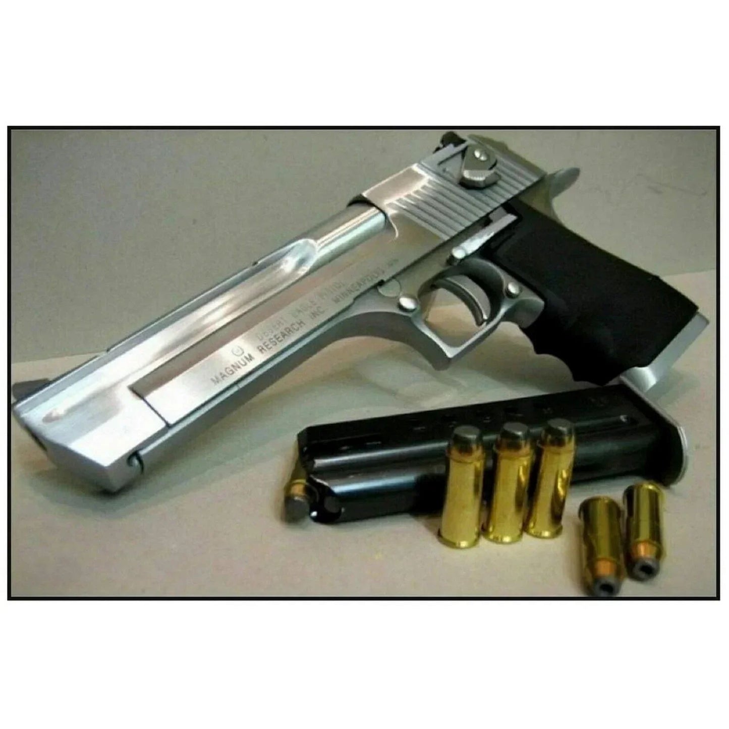 GUNHERO Pistol Metal Wall Signs - Bold Military Style - Perfect Decor for Man Caves, Homes, Bars & Garden Spaces