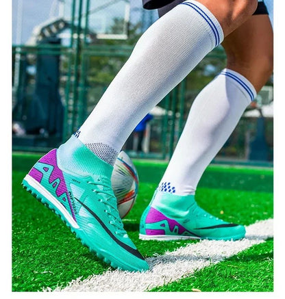 Men Football Shoes TF/FG Society Cleats Indoor Soccer Shoes Professional Football Field Boots Fast Unisex Sneaker Top Quality
