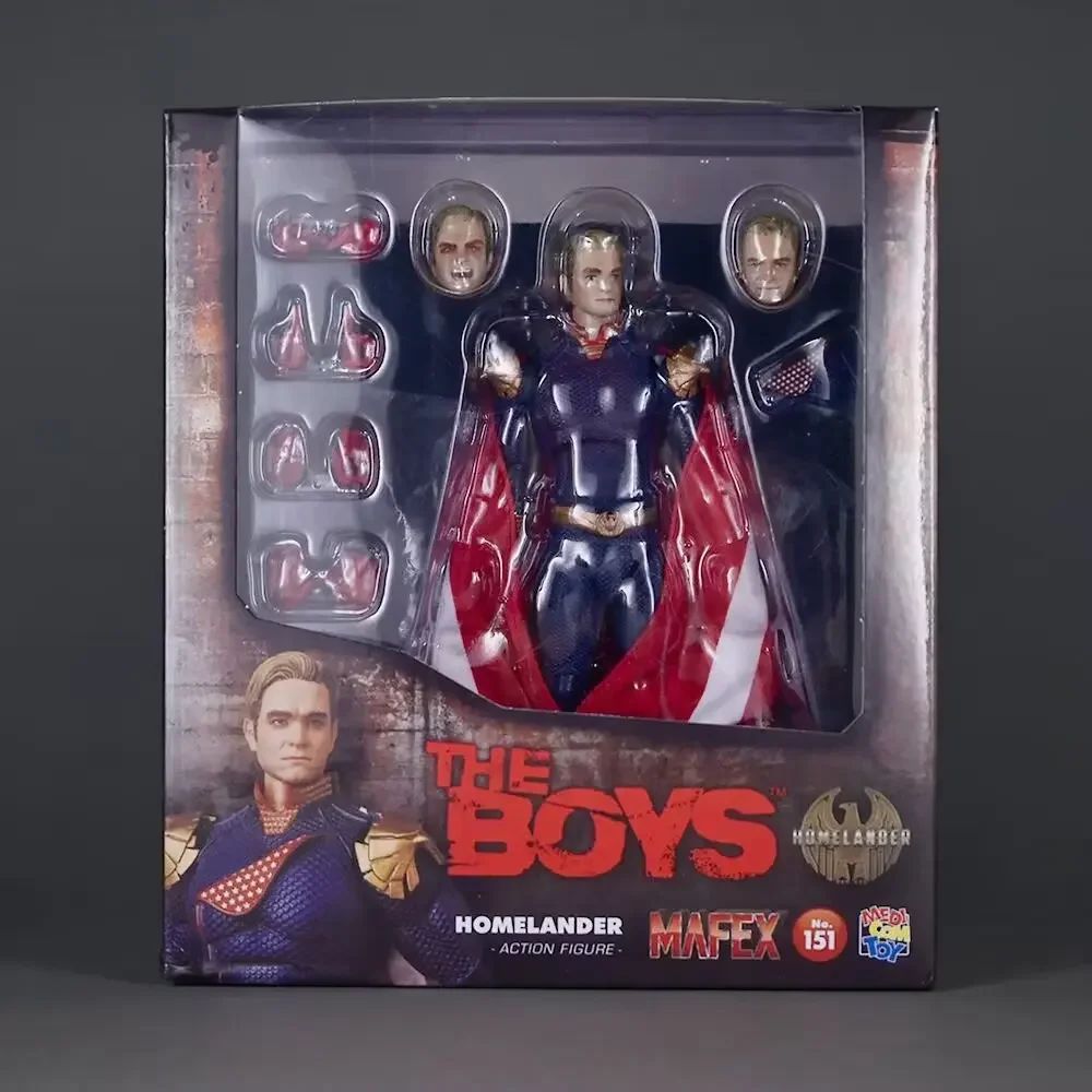 Medicom Toy Mafex 269 151 Homelander Blood Splatter Ver Exhibition 25 No.269 The Boys In Stock Anime Action Collection Toys