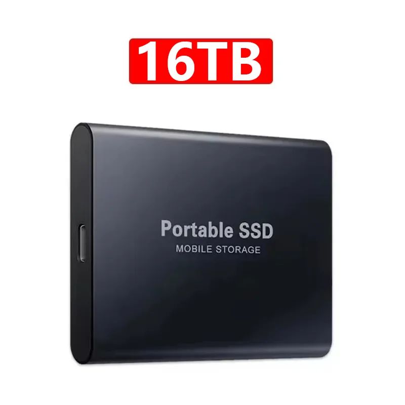 SSD Externo Premium 2TB/4TB com Interface USB 3.1/Tipo-C de Alta Velocidade à Prova D'água e Poeira, Adequado para PC/Mac