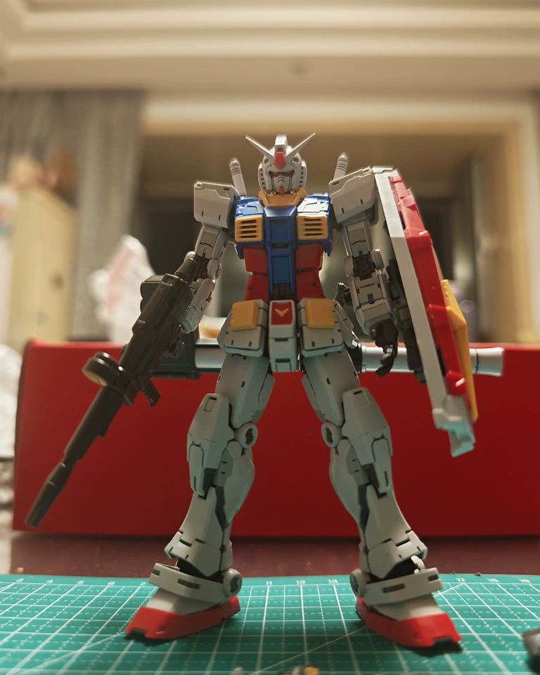 Reparo de Máscara Versão Changlong 5501rg 1/144 Yuanzu 2.0 Modelo Montado Rgurx-78-2 Boneco de Brinquedo Menino Réplica de Alta Versão