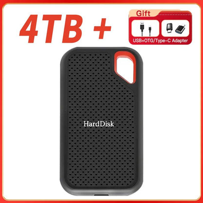 New External Hard Drive 1TB Portable SSD HARD DISK 2TB High-speed External Solid State Drive Mobile Hard Drive for Laptop Mac PC