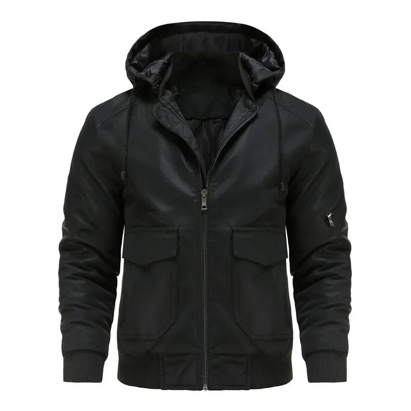 Mens Leather Jackets High Quality Classic Motorcycle Jacket Male Plus faux leather jacket men spring Drop shipping