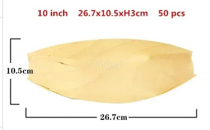 50 100pcs Sushi shushi Wood Boat Natural bamboo Disposable Kayak Salad Dessert Pine cake Boat Snack Bowl mat sushi plate tray