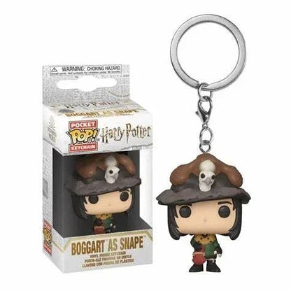 2025 Novo Chaveiro FUNKO Harry com Caixa Ginny Ron Fawkes Hedwig Hermione Pocket Boneco de Ação de Vinil Brinquedos Presentes Decoração