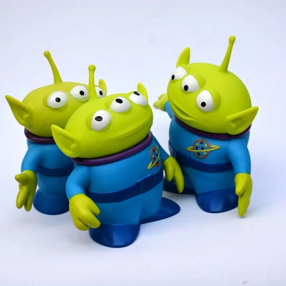 15cm Disney Toy Story Woody Green Aliens Action Figure Anime Decoração Coleção Estatueta Brinquedo Modelo Cosplay para Presente Infantil