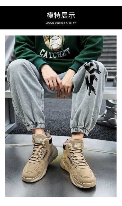 Winter Sport Shoes for Men Sports and Leisure Loafers Ankle Boots Casual Shoes Casual Sneaker Platform Sports Shoes Fashion New