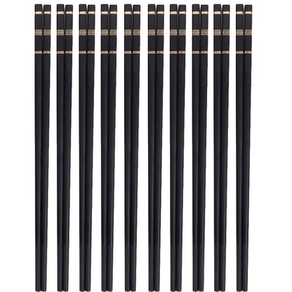 Metal Alloy Chinese Chopstick Reusable Non-slip Sushi Food Chop Sticks Japanese Korean Chopsticks Kitchen Tableware Accessories