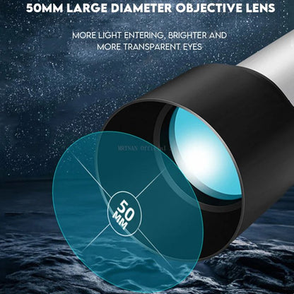 Telescópio Profissional Astronômico HD com Zoom 90X Poderoso Monocular de Longo Alcance Binóculos Espacial Portátil para Lua Presentes para Crianças