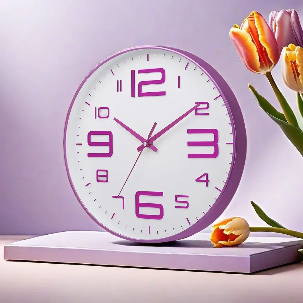 8 Inch Modern Simple Fashion Wall Clock Suitable For Bedroom, Living Room, Study Room Decorative Clock