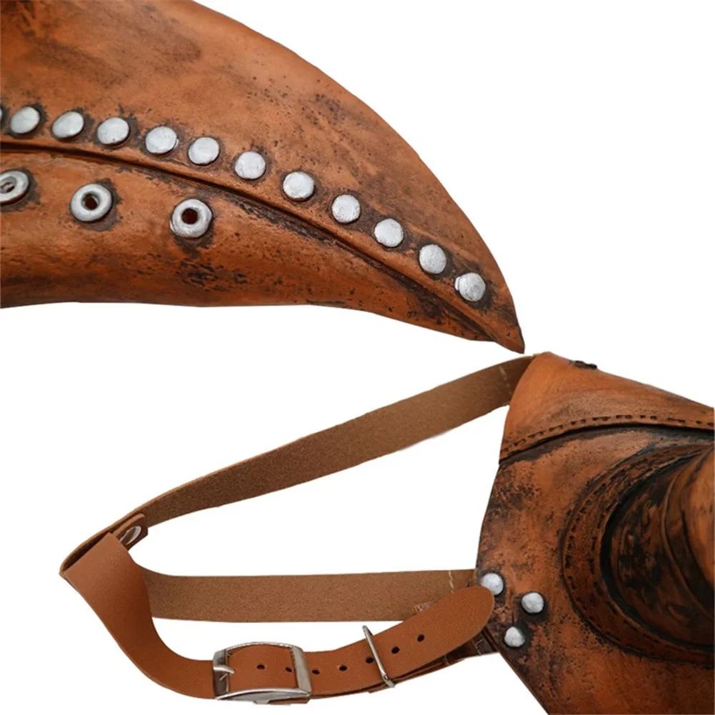 Halloween Plague Doctor Bird Mask Long Nose Beak Cosplay Steampunk Scary Latex Mask Halloween Costume Props Party Favors