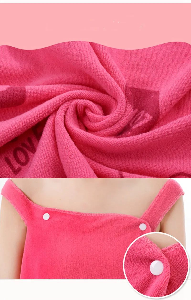 Wonderlife Women Quick Dry Magic Bathing Towel Spa Bathrobes Wash Clothing Sexy Wearable Microfiber Beach Towels Bathrooms Towel