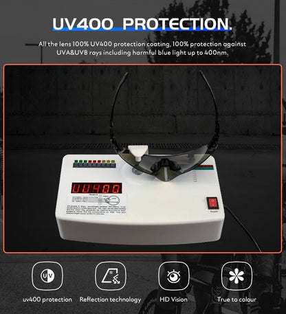 Kapvoe Cycling Sunglasses UV400 Protect Men Bike Sunglasses MTB Eyewear Outdoor Sport Goggles Bike Glasses Oculos De Ciclismo