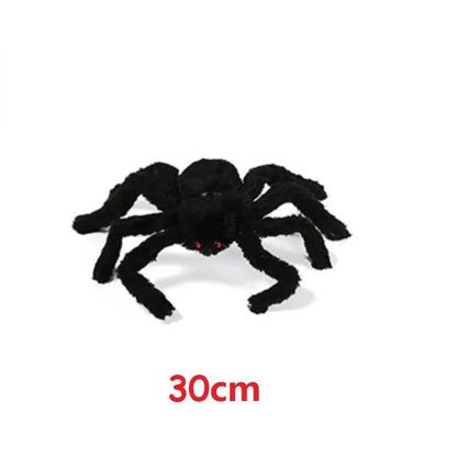 Teia de Aranha Gigante Preta Assustadora de Halloween Decoração de Halloween para Casa Bar Adereços de Casa Assombrada Decoração Externa de Feriado