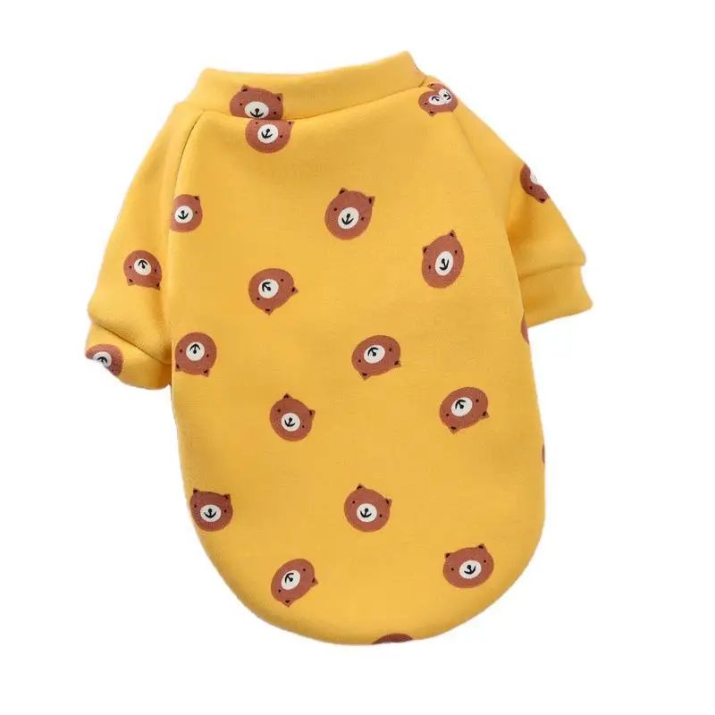 Chihuahua Moletom Para Cães Filhote Gato Pulôver Cães Pequenos Casaco com Capuz para Cães Roupas Quentes de Inverno para Animais de Estimação para Bulldog