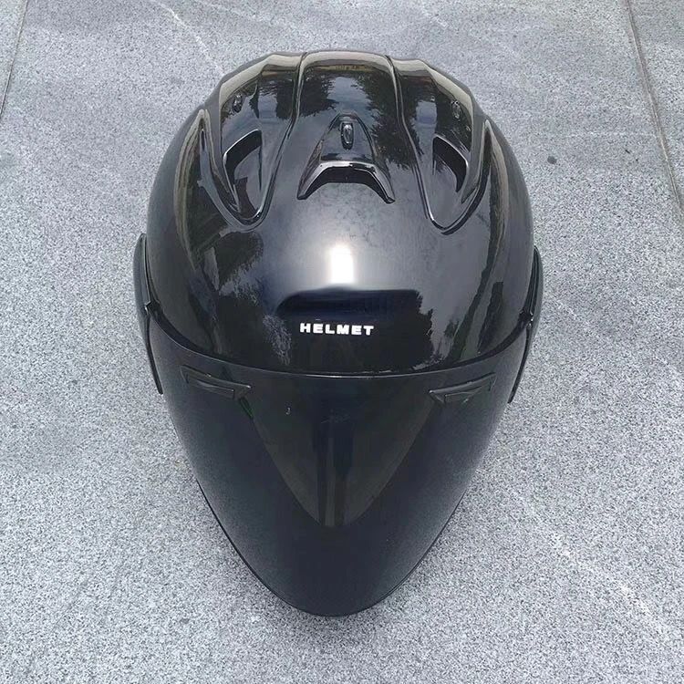 Ram3 Bright Black Half Helmet Men and Women Motorcycle Off-Road Summer Helmet Downhill Racing Mountain Cross Casco Capacete