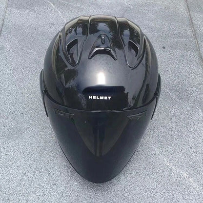 Ram3 Bright Black Half Helmet Men and Women Motorcycle Off-Road Summer Helmet Downhill Racing Mountain Cross Casco Capacete