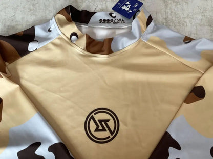 New Men's Surfing Shirt Holiday Party Lycra Rashguard RIGHTTRACK For Surf Sportswear Beach UV Swimwear UPF50  Clothes