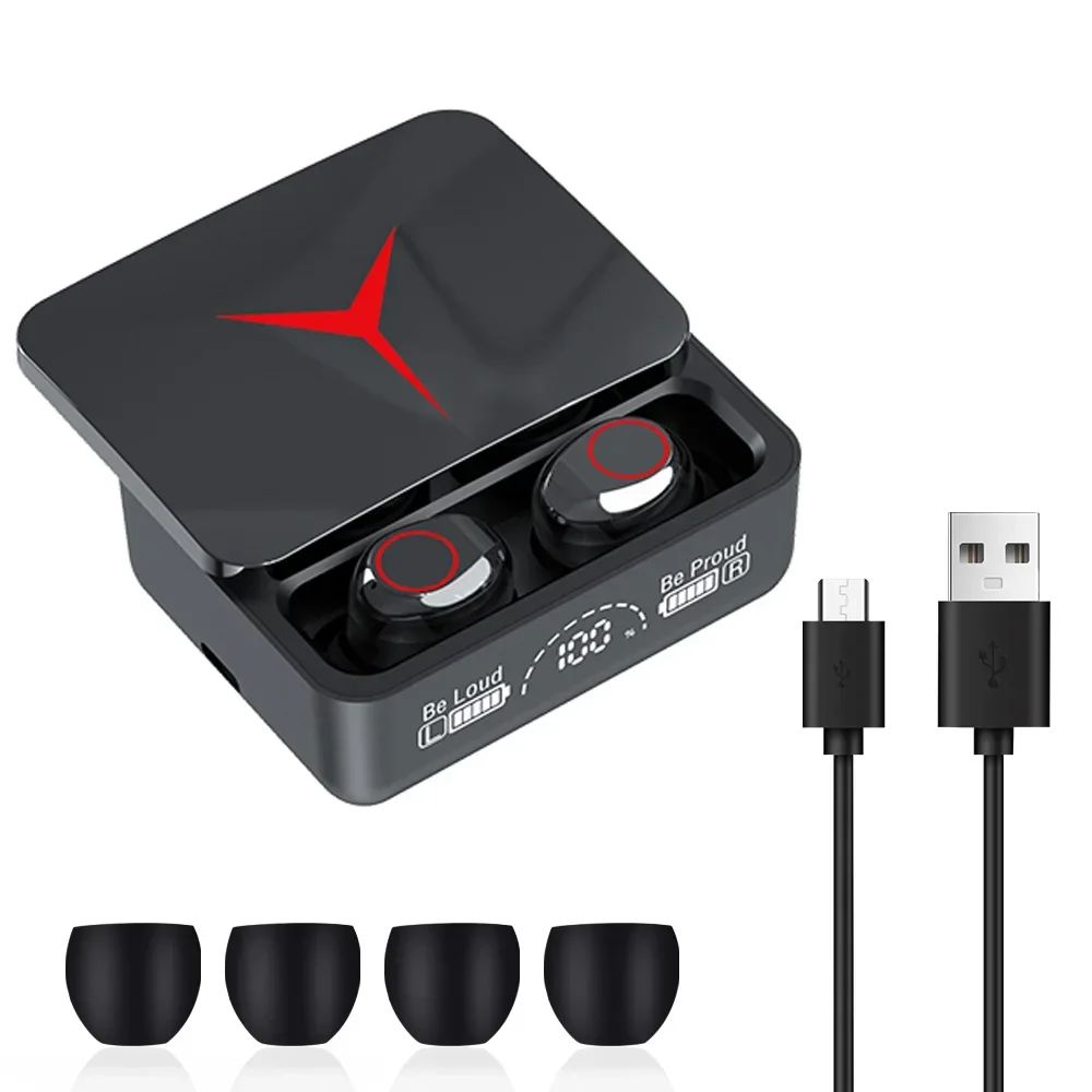 M90 Fones de ouvido sem fio TWS Bluetooth controle de toque fones de ouvido esportivos fones de ouvido Hifi estéreo para jogos com microfone para smartphone