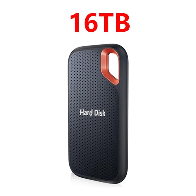 Disco Rígido de Alta Velocidade 1TB Disco Rígido Externo 2TB Disco Rígido Original 128TB USB3.1 SSD Plug-and-play para PC/Laptop/Mac/Celular