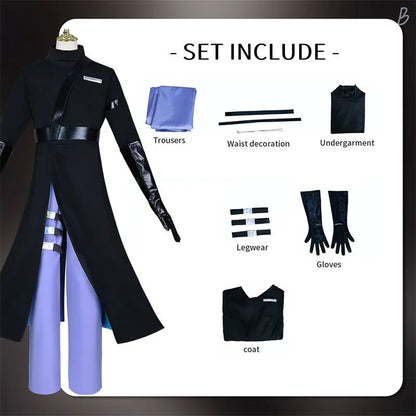 Alien Stage Ivan Till Cosplay Costume  Jacquard Fabric Anime Chinese Style Uniform Halloween Costumes for Women Game