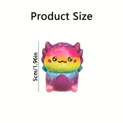 hot 12/24PCS Kids Adult Mini Kawaii Newt Cute Stress Relief Squeeze Toys Random Slow Rising Toy Carnival Goodie Party Send Gift