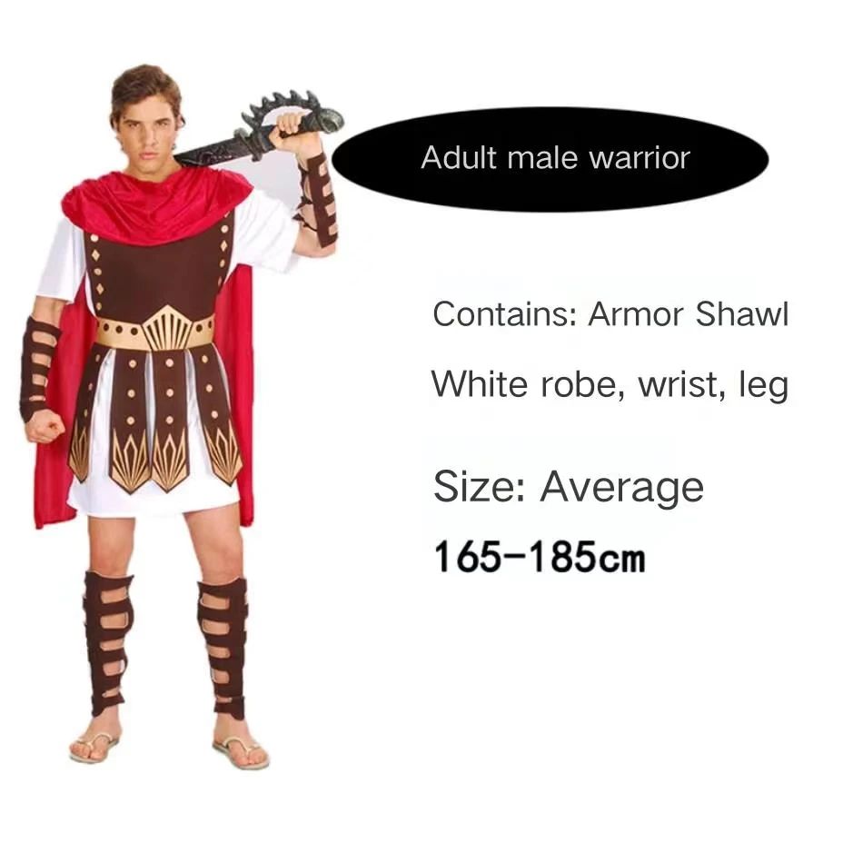 ball costumes for adults  men and women  Roman warriors Caesar Costu gladiators Spartan warriors Party Carnival Mardi Gras purim