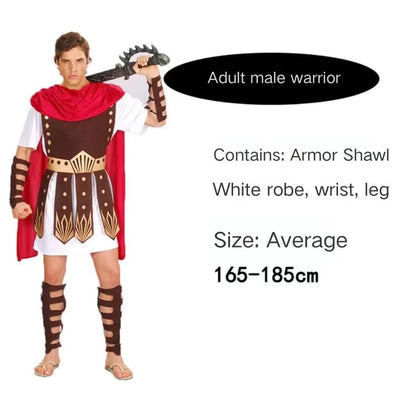 ball costumes for adults  men and women  Roman warriors Caesar Costu gladiators Spartan warriors Party Carnival Mardi Gras purim