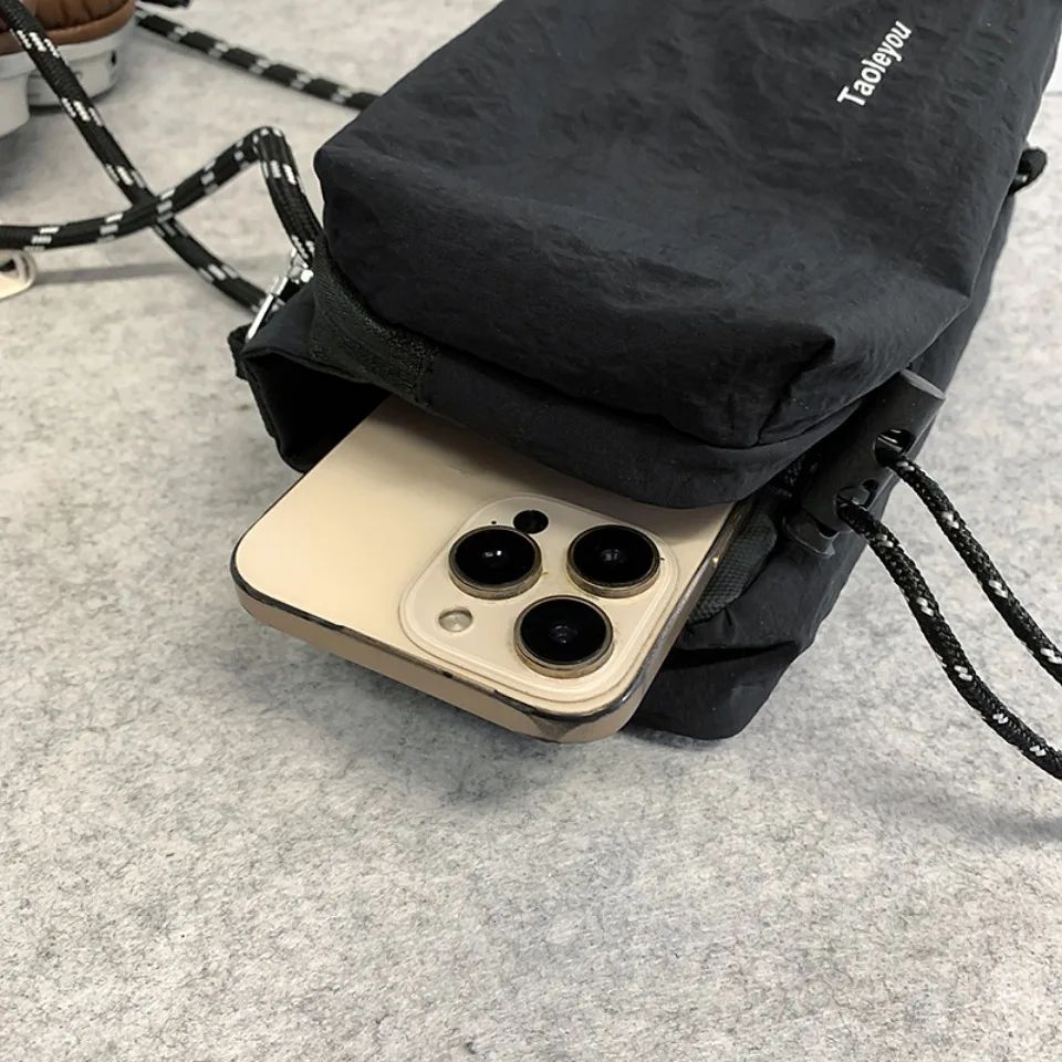 Unisex Camp Messenger Bag Large Capacity Shoulder Bag for Men Women Durable Nylon Hiking Travel Backpack