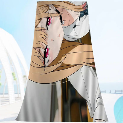 My Dress Up Darling Cartoon Beach Towel Cute Kawaii Room Decor Bath Girls Children Hand Towels For Bathroom Shower