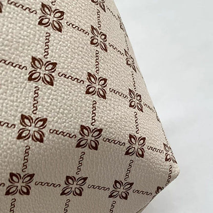 Women Luxury Design New Presbyopic Handbag Large Capacity Handbag Fashion Printing Shoulder Bag Trendy Shopping Bag with pendant