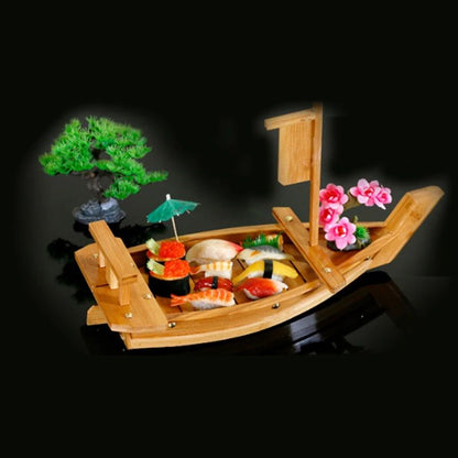 Barcos de Sushi Grande Culinária Japonesa de 40cm a 90cm Bandeja de Sashimi Variado Prato Frio Ferramenta para Frutos do Mar Madeira Restaurante Feito à Mão navio