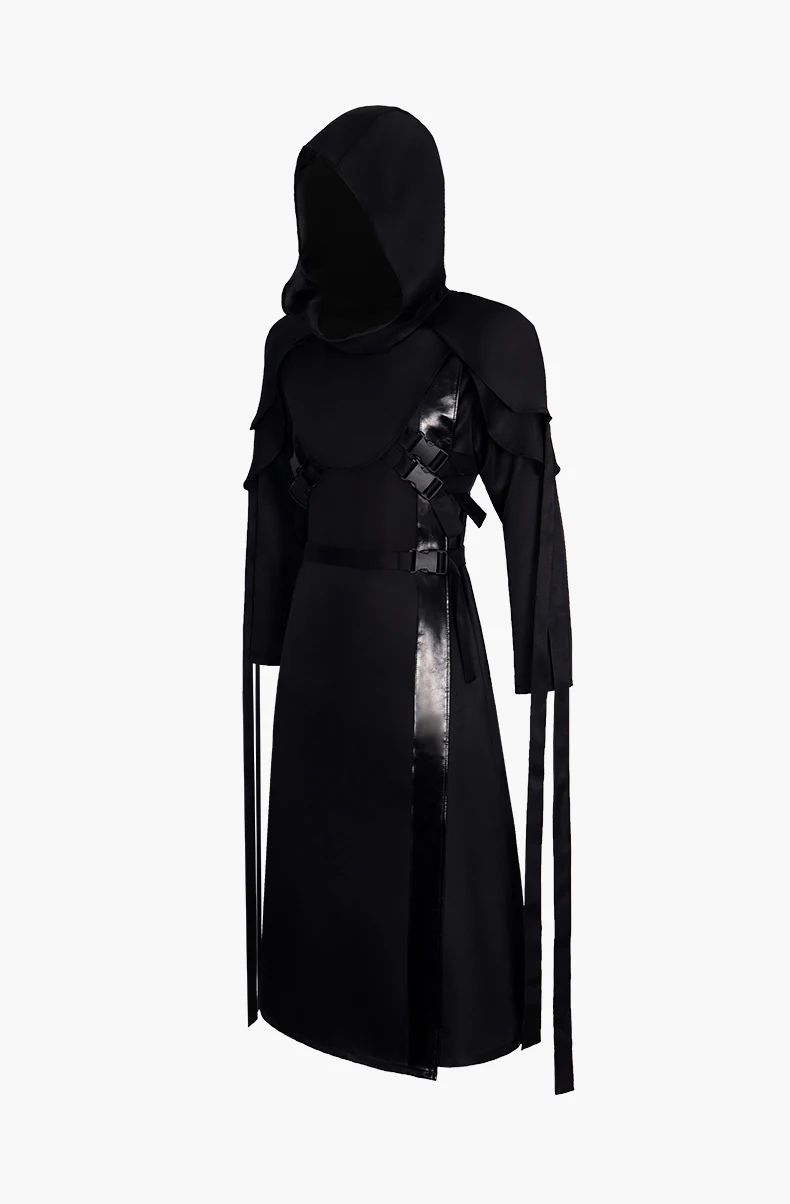 The Ghost Face Cosplay Costume Game Dead Daylight Role Play Uniform Halloween Carnival Party Outfit Men Women Medieval Costume