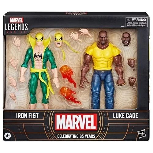 Versão Original do gibi Marvel Legends 85th Anniversary Iron Fist e Luke Cage Figura de Ação Anime 1/12 Figura Colecionável Retrô