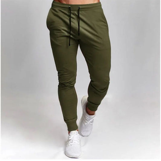 Calça Casual Masculina Moletom Jogger Tamanho Grande Cintura Elástica Esportiva Casual Calças Soltas Roupas Fitness Primavera Seção Fina