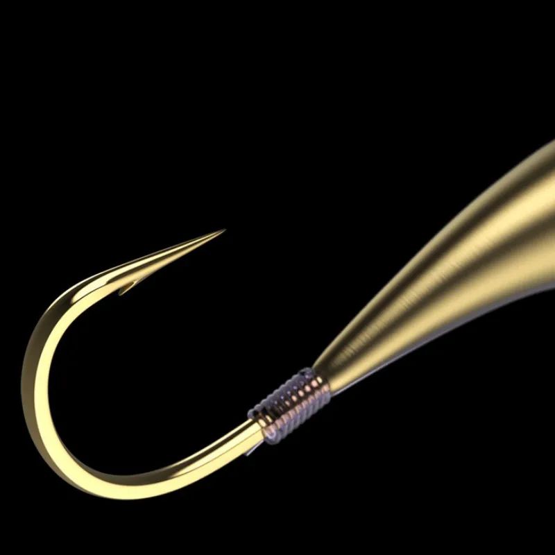 10 Anzóis de Pesca de Alta Resistência à Ferrugem e Corrosão Compactos e Afiados para Pesca Equipamento de Pesca Suprimentos de Pesca