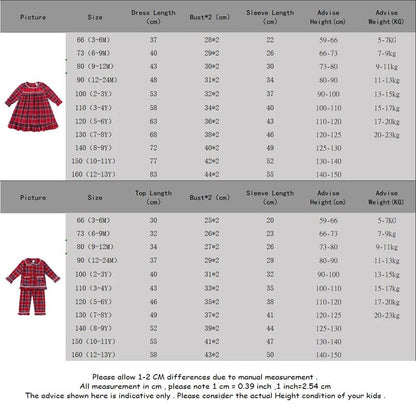 2025 Christmas Pyjamas Sets Kids Girls Boys Loungewear baby Pajamas Matching Family Pjs Winter Baby Soft Velvet Plaid Dress
