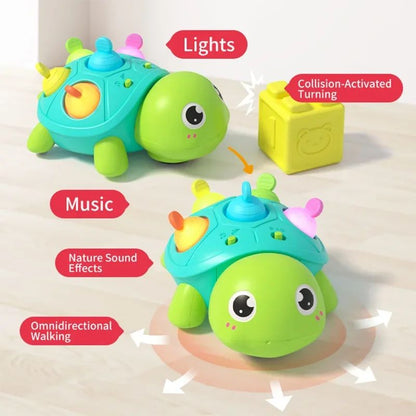 Baby Toys Turtle Crawling Toys Games for Babies Infant Toddlers Moving Educational Interactive Development 6 12 Months Babies