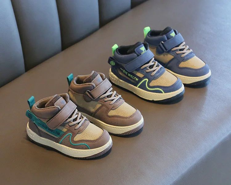 Size 21-32 Children Casual Breathable Running Sneakers Girls Boys Kids Wear-resistant Light Shoes Baby Non-slip Toddler Shoes