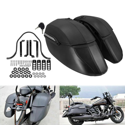 Malas Laterais Rígidas Universais para Motocicleta 42L Baús Clássicos Bagagem de Montagem para Harley para R1200GS R1250GS DS400 Shadow 400 750